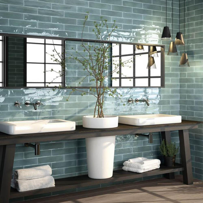 Opal Subway 300 x 75 Brick Wall Tile (Per Box) - Various Colours - Unbeatable Bathrooms