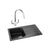 Abode Oriel 1 Bowel Inset Black Granite Sink & Tap Pack Additional Image - 6