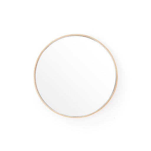 Glance Round Wall Mirror 310 - Natural Oak - Unbeatable Bathrooms