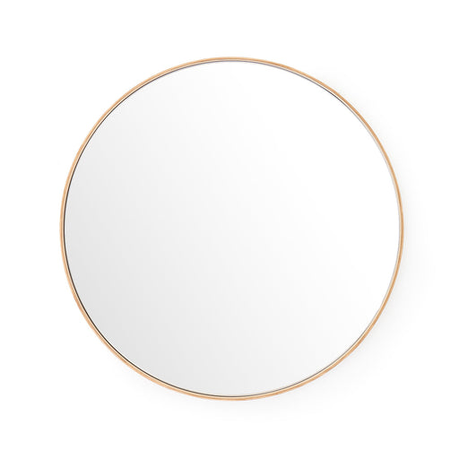 Glance Round Wall Mirror 660 - Natural Oak - Unbeatable Bathrooms