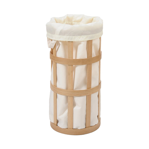 Laundry Basket Cage and Fabric Insert - Natural Oak - Unbeatable Bathrooms