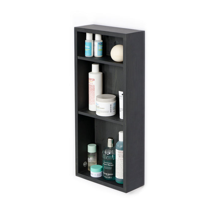 Slimline Box Shelf 550 - Dark Oak - Unbeatable Bathrooms