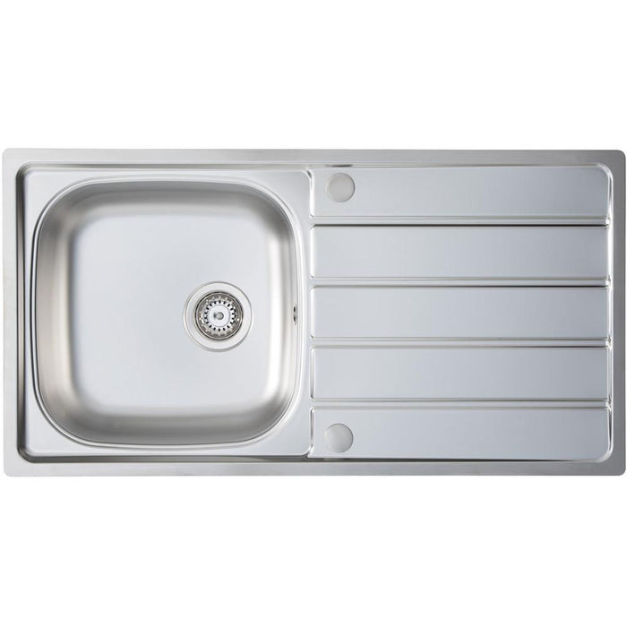 Kitchen Prima 1.0B 1D REV Stainless Steel Inset Sink-additional-image-1