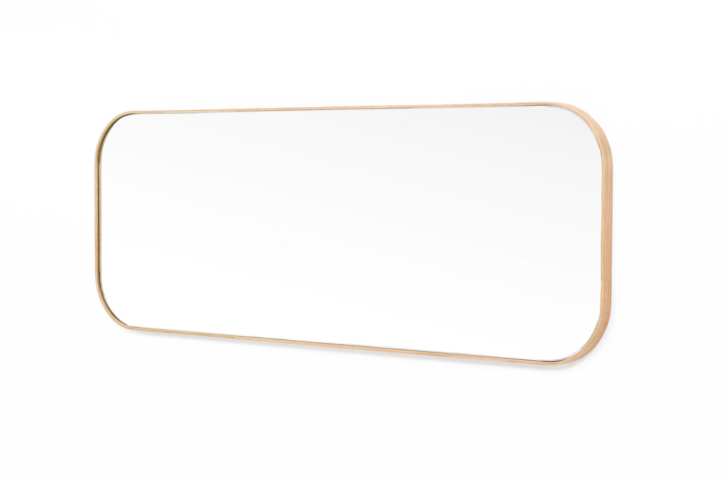 Gaze 1140mm Wall Mirror - Natural Oak - Unbeatable Bathrooms