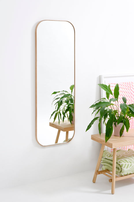 Gaze 1140mm Wall Mirror - Natural Oak - Unbeatable Bathrooms