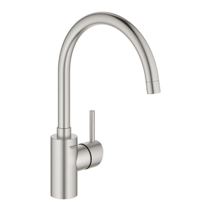 Grohe Concetto Single-Lever C-Spout Sink Mixer 1/2" - Unbeatable Bathrooms