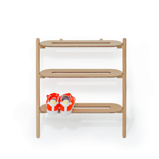 Heel Bar Ladder Shoe Tidy - Oak - Unbeatable Bathrooms