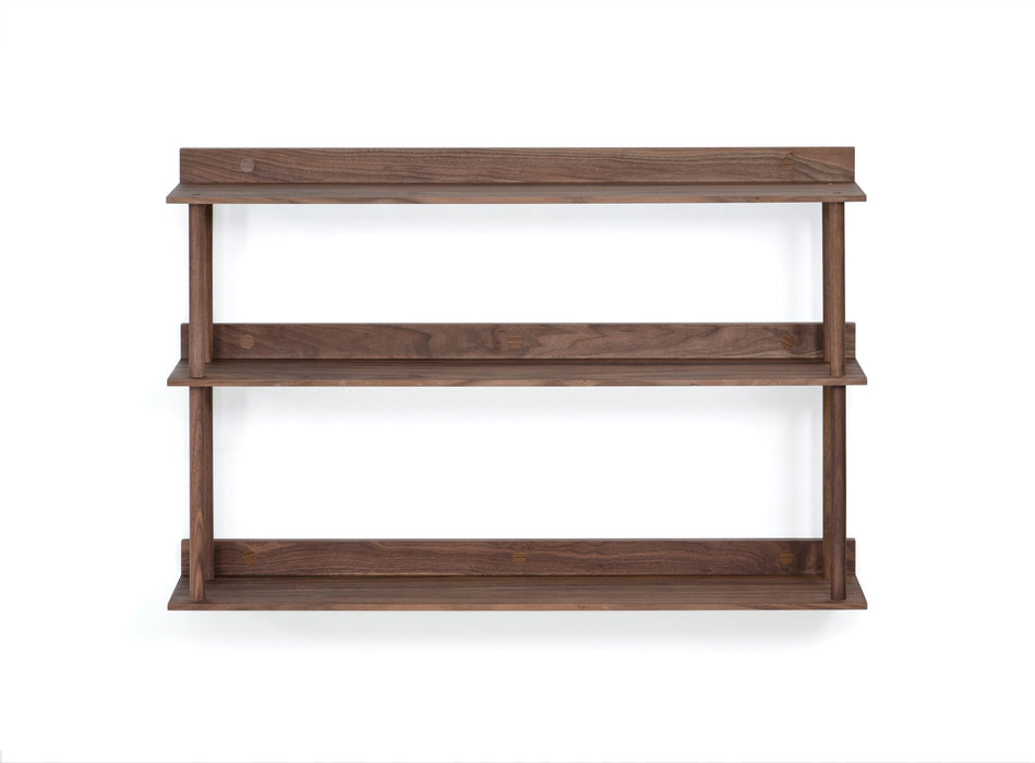 Platform Wall-Hung 3 Shelf Unit - Walnut - Unbeatable Bathrooms