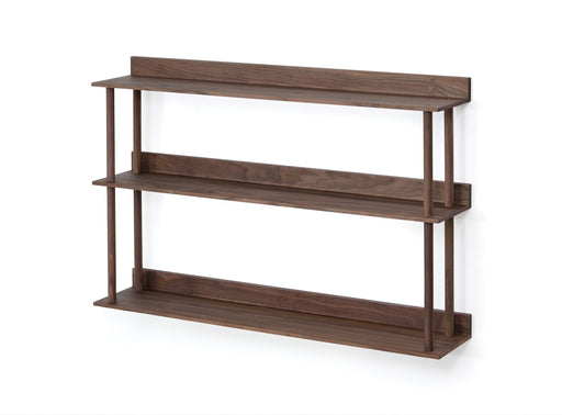 Platform Wall-Hung 3 Shelf Unit - Walnut - Unbeatable Bathrooms