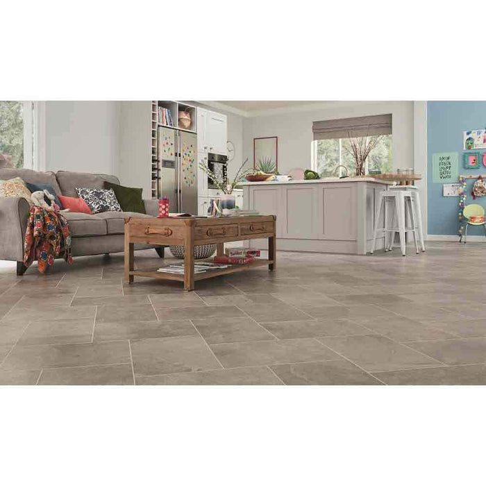 Karndean Knight Tile Stone Shade Grey Riven Slate Tile (Per M²) - Unbeatable Bathrooms